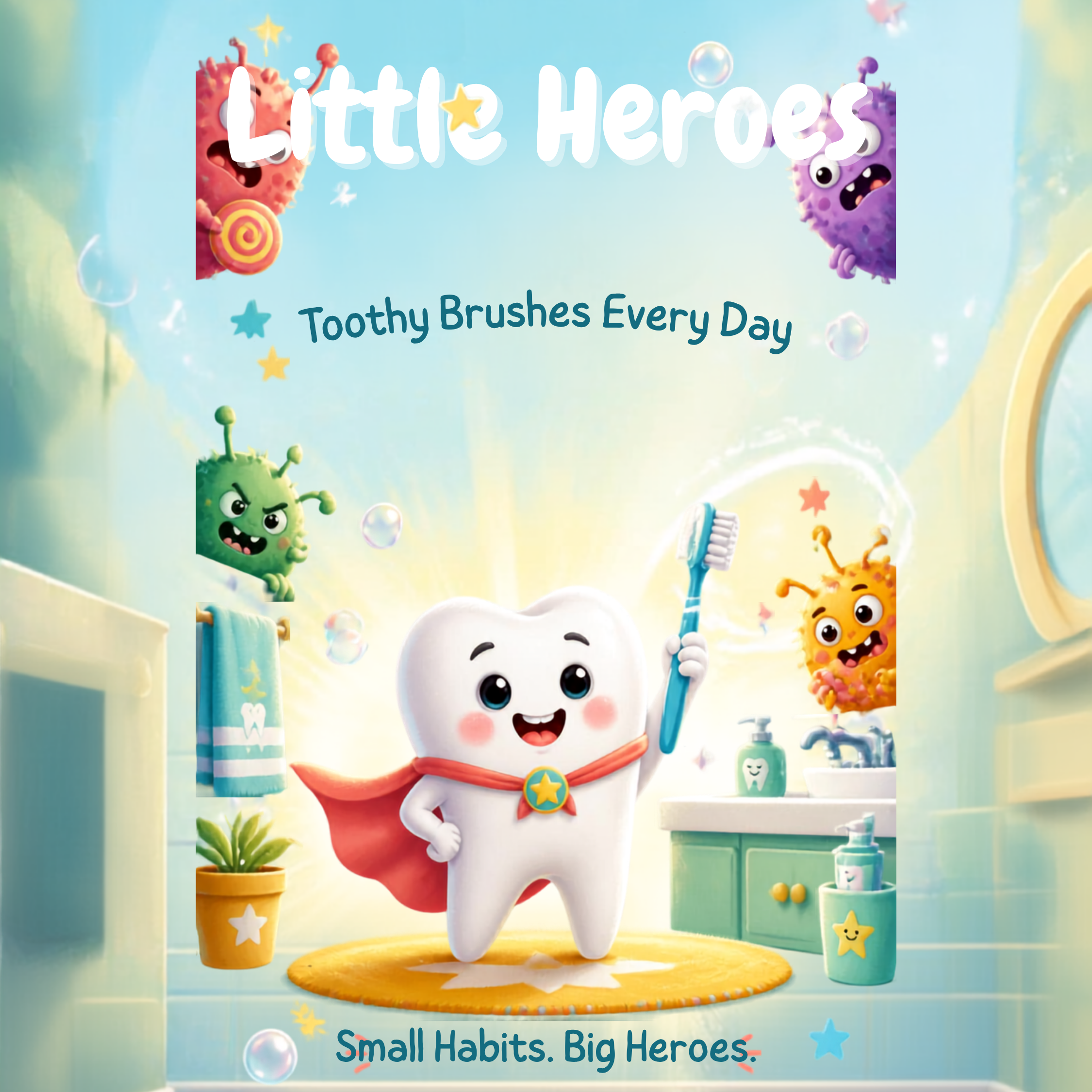 Little Heroes: Toothy Brushes Every Day book cover